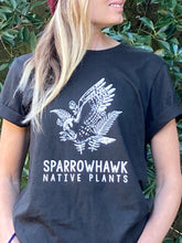 Cargar imagen en el visor de la galería, Sparrowhawk Native Plants Eco Tee in Dark Grey